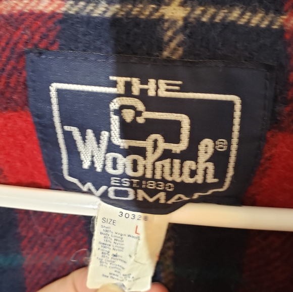 Woolrich wool coat red long coat - Picture 10 of 13